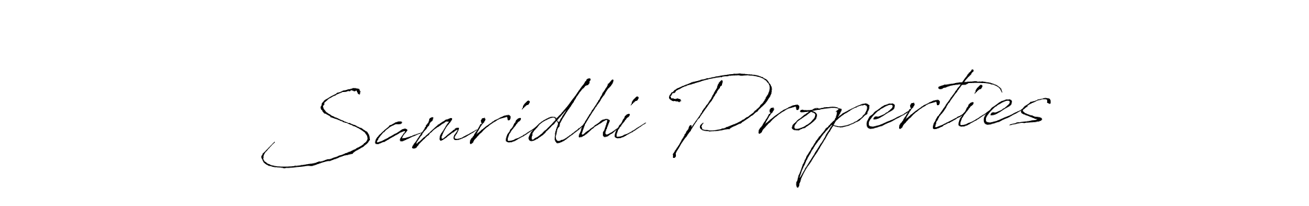 How to make Samridhi Properties signature? Antro_Vectra is a professional autograph style. Create handwritten signature for Samridhi Properties name. Samridhi Properties signature style 6 images and pictures png