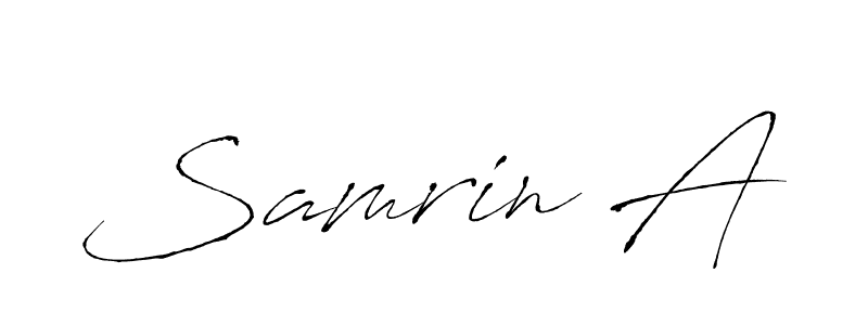 if you are searching for the best signature style for your name Samrin A. so please give up your signature search. here we have designed multiple signature styles  using Antro_Vectra. Samrin A signature style 6 images and pictures png