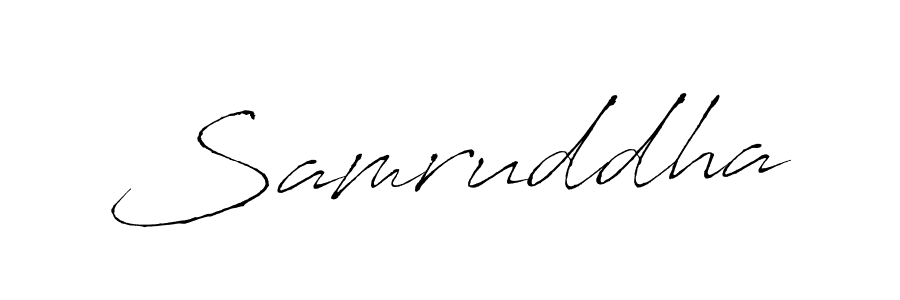 How to make Samruddha signature? Antro_Vectra is a professional autograph style. Create handwritten signature for Samruddha name. Samruddha signature style 6 images and pictures png