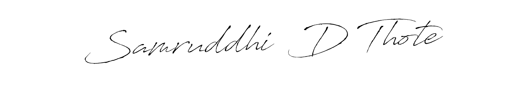 Once you've used our free online signature maker to create your best signature Antro_Vectra style, it's time to enjoy all of the benefits that Samruddhi  D Thote name signing documents. Samruddhi  D Thote signature style 6 images and pictures png