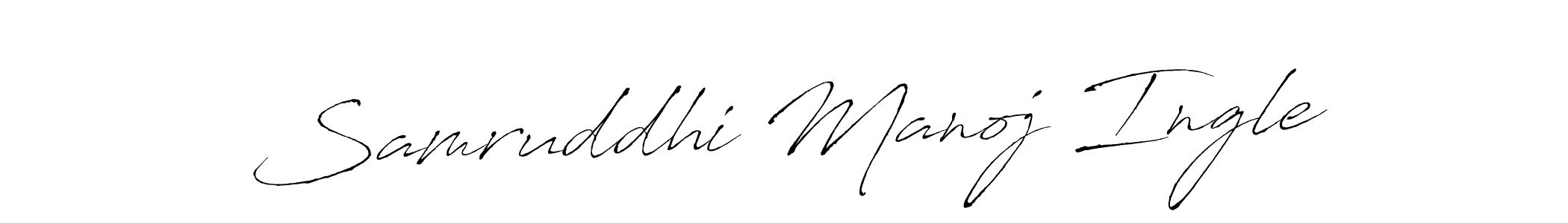 Make a beautiful signature design for name Samruddhi Manoj Ingle. Use this online signature maker to create a handwritten signature for free. Samruddhi Manoj Ingle signature style 6 images and pictures png
