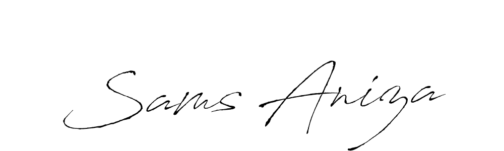 Once you've used our free online signature maker to create your best signature Antro_Vectra style, it's time to enjoy all of the benefits that Sams Aniza name signing documents. Sams Aniza signature style 6 images and pictures png