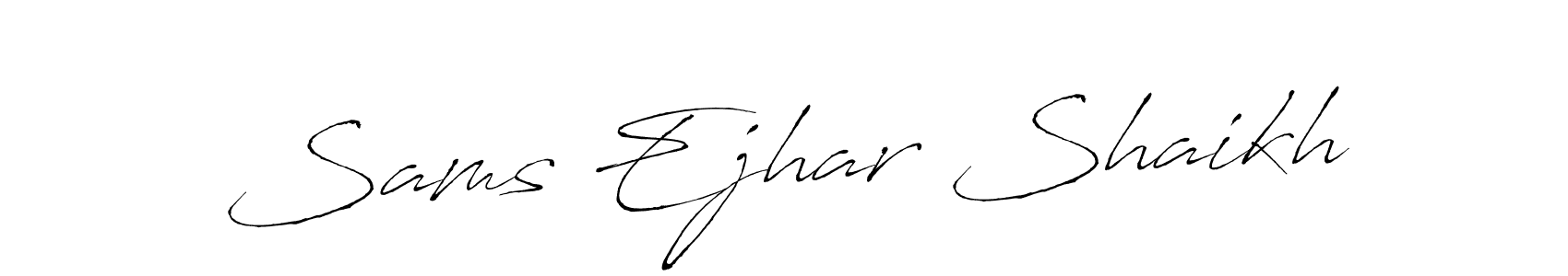 Make a beautiful signature design for name Sams Ejhar Shaikh. Use this online signature maker to create a handwritten signature for free. Sams Ejhar Shaikh signature style 6 images and pictures png