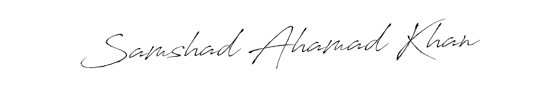 Check out images of Autograph of Samshad Ahamad Khan name. Actor Samshad Ahamad Khan Signature Style. Antro_Vectra is a professional sign style online. Samshad Ahamad Khan signature style 6 images and pictures png