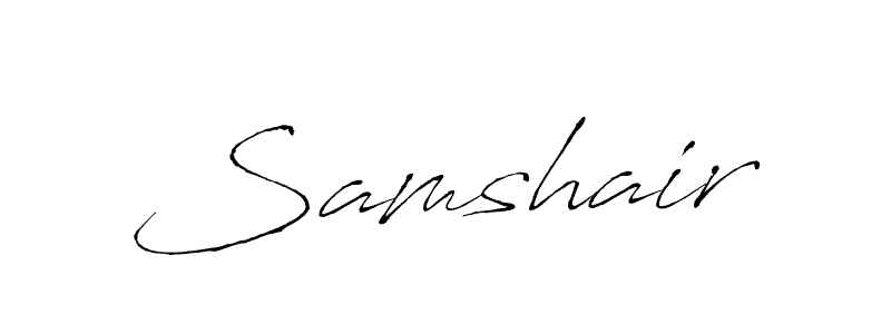 It looks lik you need a new signature style for name Samshair. Design unique handwritten (Antro_Vectra) signature with our free signature maker in just a few clicks. Samshair signature style 6 images and pictures png