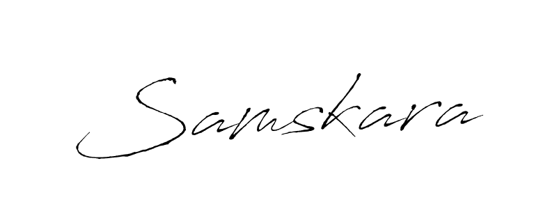 Create a beautiful signature design for name Samskara. With this signature (Antro_Vectra) fonts, you can make a handwritten signature for free. Samskara signature style 6 images and pictures png