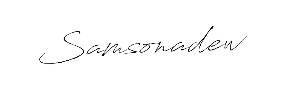 Once you've used our free online signature maker to create your best signature Antro_Vectra style, it's time to enjoy all of the benefits that Samsonadew name signing documents. Samsonadew signature style 6 images and pictures png