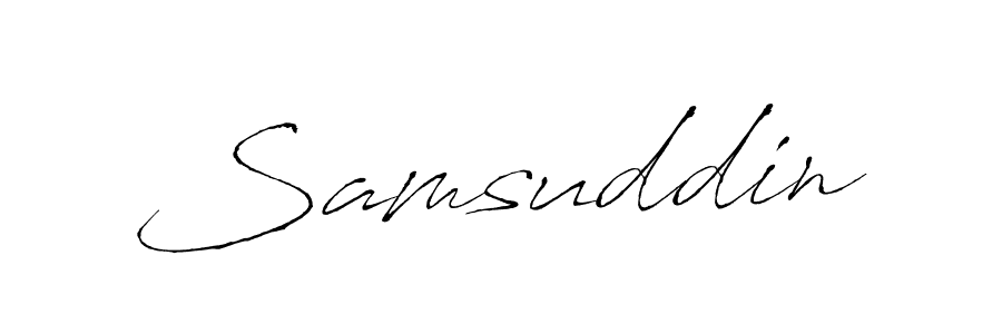 Make a beautiful signature design for name Samsuddin. Use this online signature maker to create a handwritten signature for free. Samsuddin signature style 6 images and pictures png