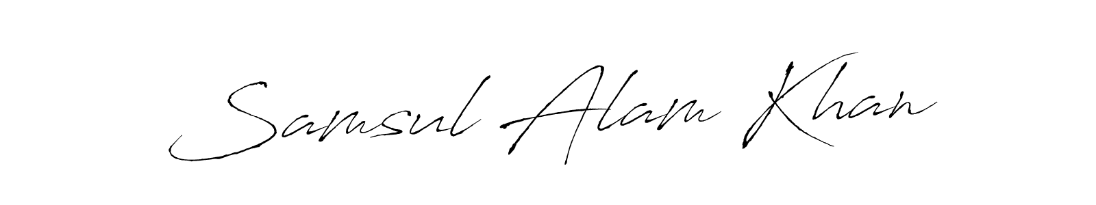 Also You can easily find your signature by using the search form. We will create Samsul Alam Khan name handwritten signature images for you free of cost using Antro_Vectra sign style. Samsul Alam Khan signature style 6 images and pictures png