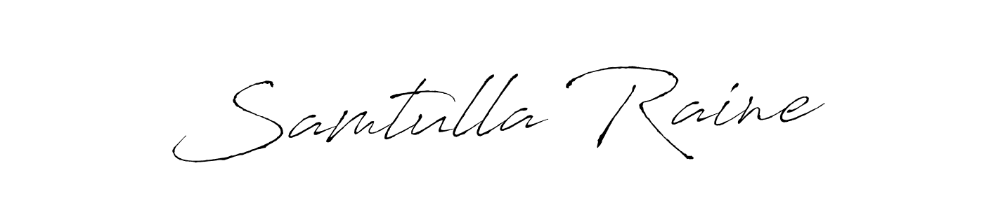 Once you've used our free online signature maker to create your best signature Antro_Vectra style, it's time to enjoy all of the benefits that Samtulla Raine name signing documents. Samtulla Raine signature style 6 images and pictures png