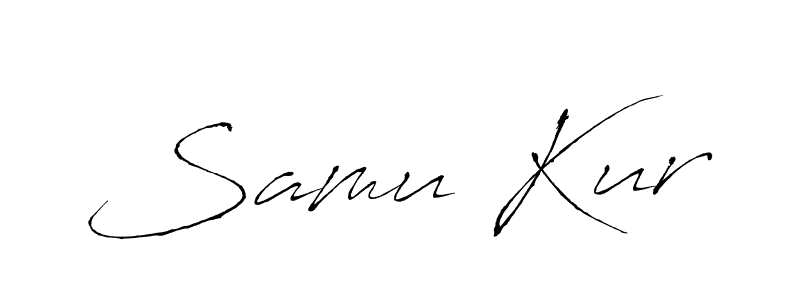 Design your own signature with our free online signature maker. With this signature software, you can create a handwritten (Antro_Vectra) signature for name Samu Kur. Samu Kur signature style 6 images and pictures png