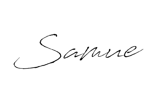 Antro_Vectra is a professional signature style that is perfect for those who want to add a touch of class to their signature. It is also a great choice for those who want to make their signature more unique. Get Samue name to fancy signature for free. Samue signature style 6 images and pictures png