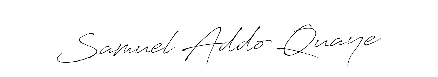 You should practise on your own different ways (Antro_Vectra) to write your name (Samuel Addo Quaye) in signature. don't let someone else do it for you. Samuel Addo Quaye signature style 6 images and pictures png