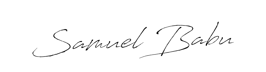 Use a signature maker to create a handwritten signature online. With this signature software, you can design (Antro_Vectra) your own signature for name Samuel Babu. Samuel Babu signature style 6 images and pictures png