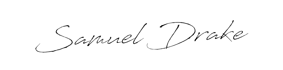 How to make Samuel Drake signature? Antro_Vectra is a professional autograph style. Create handwritten signature for Samuel Drake name. Samuel Drake signature style 6 images and pictures png