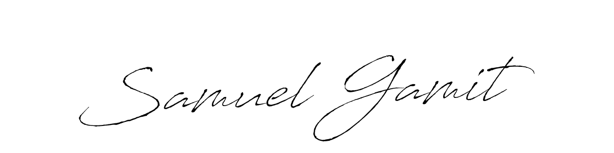Samuel Gamit stylish signature style. Best Handwritten Sign (Antro_Vectra) for my name. Handwritten Signature Collection Ideas for my name Samuel Gamit. Samuel Gamit signature style 6 images and pictures png