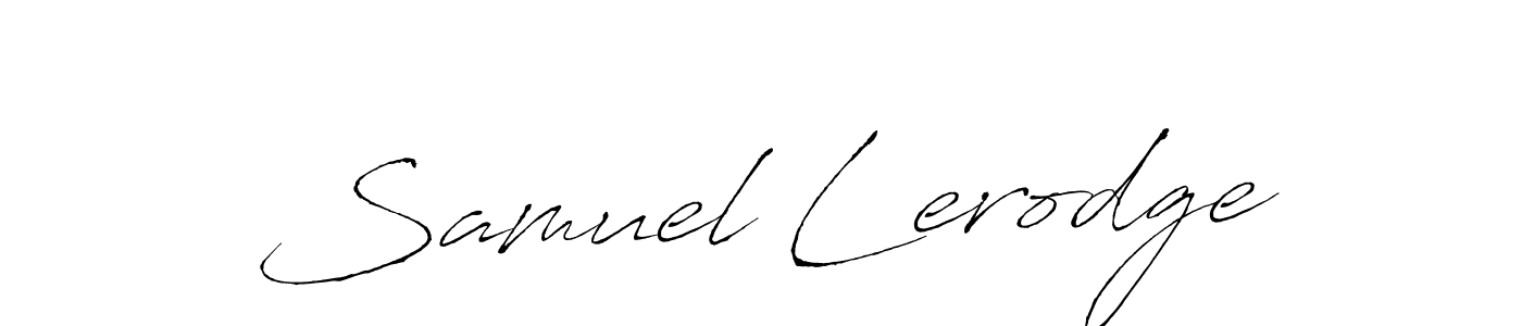 How to make Samuel Lerodge signature? Antro_Vectra is a professional autograph style. Create handwritten signature for Samuel Lerodge name. Samuel Lerodge signature style 6 images and pictures png