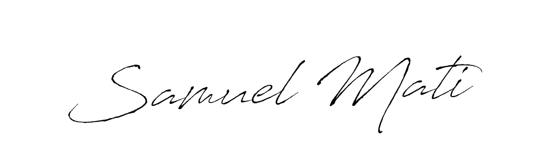 How to make Samuel Mati signature? Antro_Vectra is a professional autograph style. Create handwritten signature for Samuel Mati name. Samuel Mati signature style 6 images and pictures png