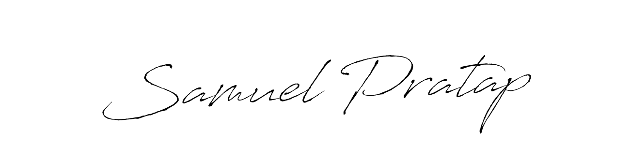 How to make Samuel Pratap signature? Antro_Vectra is a professional autograph style. Create handwritten signature for Samuel Pratap name. Samuel Pratap signature style 6 images and pictures png