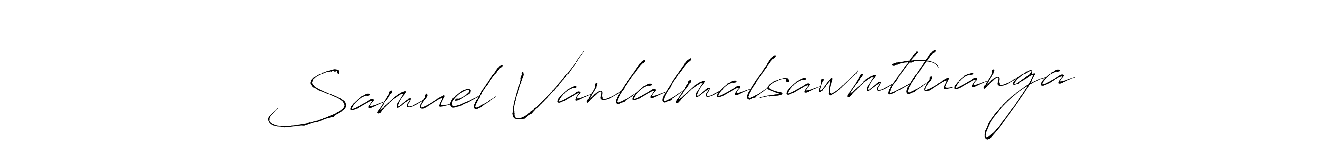 Design your own signature with our free online signature maker. With this signature software, you can create a handwritten (Antro_Vectra) signature for name Samuel Vanlalmalsawmtluanga. Samuel Vanlalmalsawmtluanga signature style 6 images and pictures png