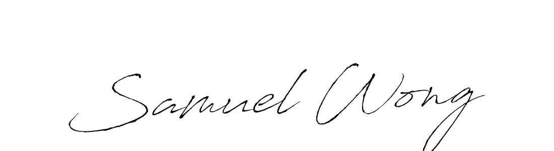 Design your own signature with our free online signature maker. With this signature software, you can create a handwritten (Antro_Vectra) signature for name Samuel Wong. Samuel Wong signature style 6 images and pictures png