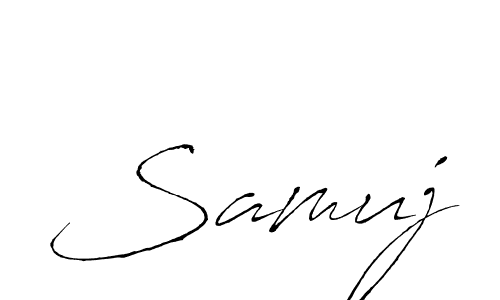 Samuj stylish signature style. Best Handwritten Sign (Antro_Vectra) for my name. Handwritten Signature Collection Ideas for my name Samuj. Samuj signature style 6 images and pictures png