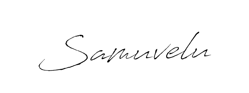 Design your own signature with our free online signature maker. With this signature software, you can create a handwritten (Antro_Vectra) signature for name Samuvelu. Samuvelu signature style 6 images and pictures png