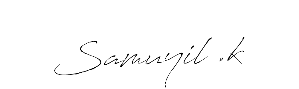 Make a beautiful signature design for name Samuyil .k. Use this online signature maker to create a handwritten signature for free. Samuyil .k signature style 6 images and pictures png