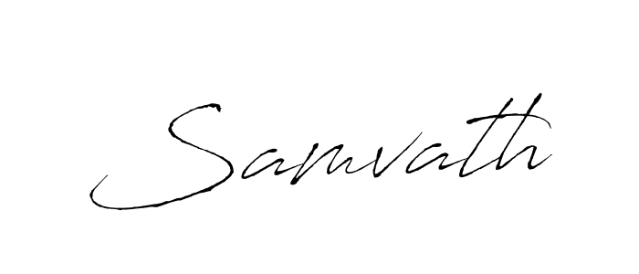 Also we have Samvath name is the best signature style. Create professional handwritten signature collection using Antro_Vectra autograph style. Samvath signature style 6 images and pictures png