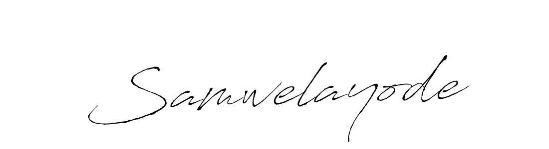 How to make Samwelayode signature? Antro_Vectra is a professional autograph style. Create handwritten signature for Samwelayode name. Samwelayode signature style 6 images and pictures png