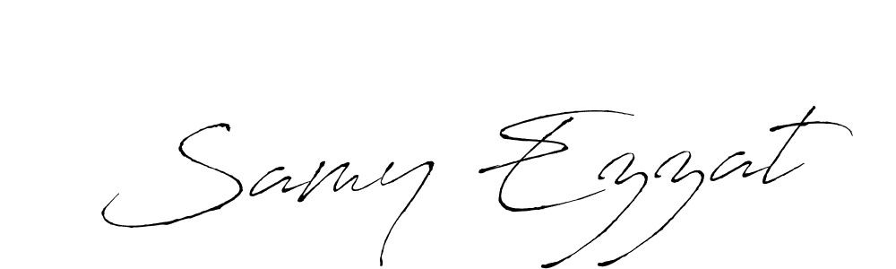 Also we have Samy Ezzat name is the best signature style. Create professional handwritten signature collection using Antro_Vectra autograph style. Samy Ezzat signature style 6 images and pictures png