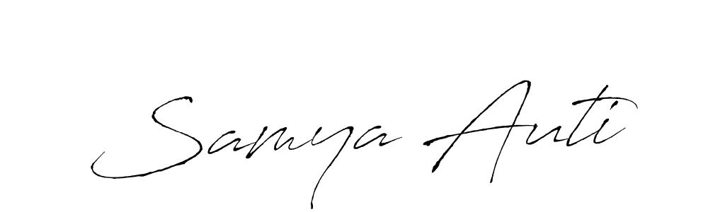 Make a short Samya Auti signature style. Manage your documents anywhere anytime using Antro_Vectra. Create and add eSignatures, submit forms, share and send files easily. Samya Auti signature style 6 images and pictures png