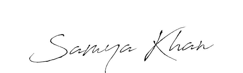 How to Draw Samya Khan signature style? Antro_Vectra is a latest design signature styles for name Samya Khan. Samya Khan signature style 6 images and pictures png