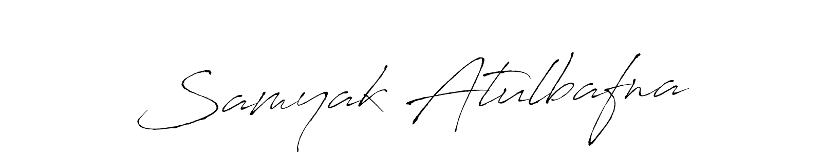 if you are searching for the best signature style for your name Samyak Atulbafna. so please give up your signature search. here we have designed multiple signature styles  using Antro_Vectra. Samyak Atulbafna signature style 6 images and pictures png