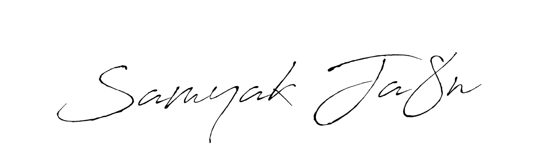 Also we have Samyak Ja8n name is the best signature style. Create professional handwritten signature collection using Antro_Vectra autograph style. Samyak Ja8n signature style 6 images and pictures png