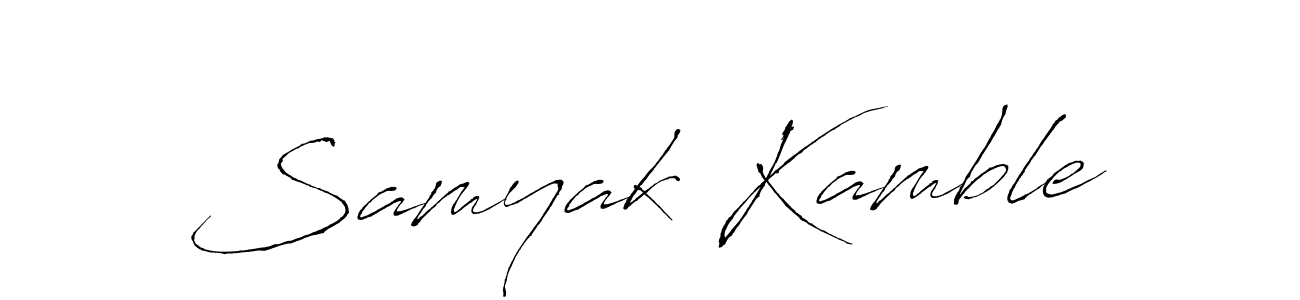 Also You can easily find your signature by using the search form. We will create Samyak Kamble name handwritten signature images for you free of cost using Antro_Vectra sign style. Samyak Kamble signature style 6 images and pictures png