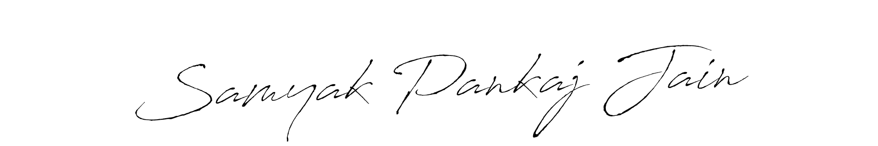 You can use this online signature creator to create a handwritten signature for the name Samyak Pankaj Jain. This is the best online autograph maker. Samyak Pankaj Jain signature style 6 images and pictures png