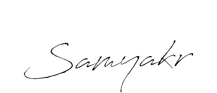 Once you've used our free online signature maker to create your best signature Antro_Vectra style, it's time to enjoy all of the benefits that Samyakr name signing documents. Samyakr signature style 6 images and pictures png