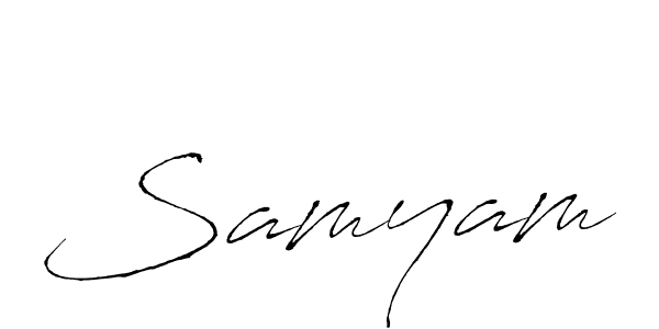 How to make Samyam name signature. Use Antro_Vectra style for creating short signs online. This is the latest handwritten sign. Samyam signature style 6 images and pictures png