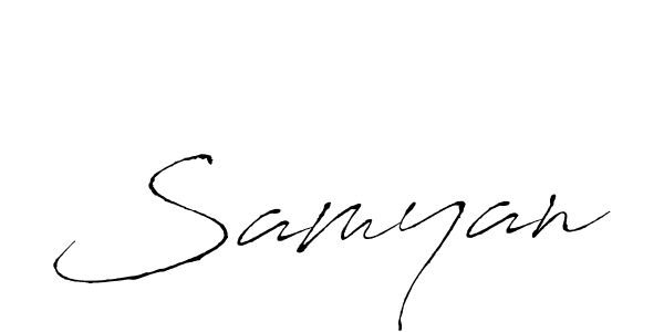 if you are searching for the best signature style for your name Samyan. so please give up your signature search. here we have designed multiple signature styles  using Antro_Vectra. Samyan signature style 6 images and pictures png