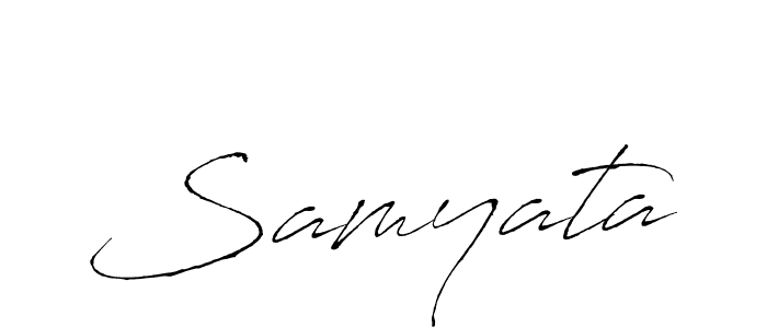 Samyata stylish signature style. Best Handwritten Sign (Antro_Vectra) for my name. Handwritten Signature Collection Ideas for my name Samyata. Samyata signature style 6 images and pictures png