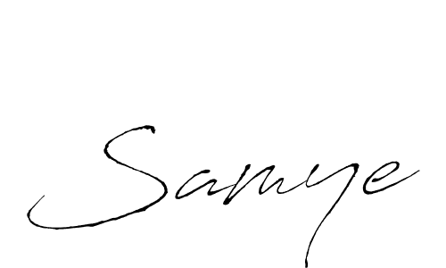 How to make Samye signature? Antro_Vectra is a professional autograph style. Create handwritten signature for Samye name. Samye signature style 6 images and pictures png