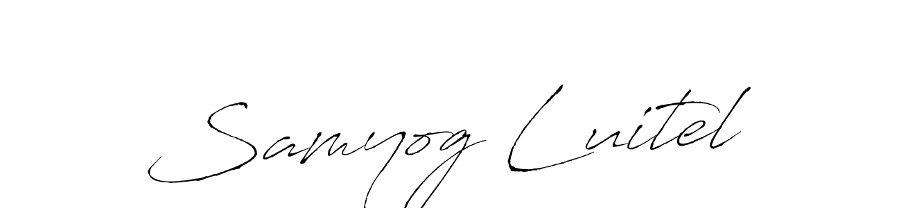 Also You can easily find your signature by using the search form. We will create Samyog Luitel name handwritten signature images for you free of cost using Antro_Vectra sign style. Samyog Luitel signature style 6 images and pictures png