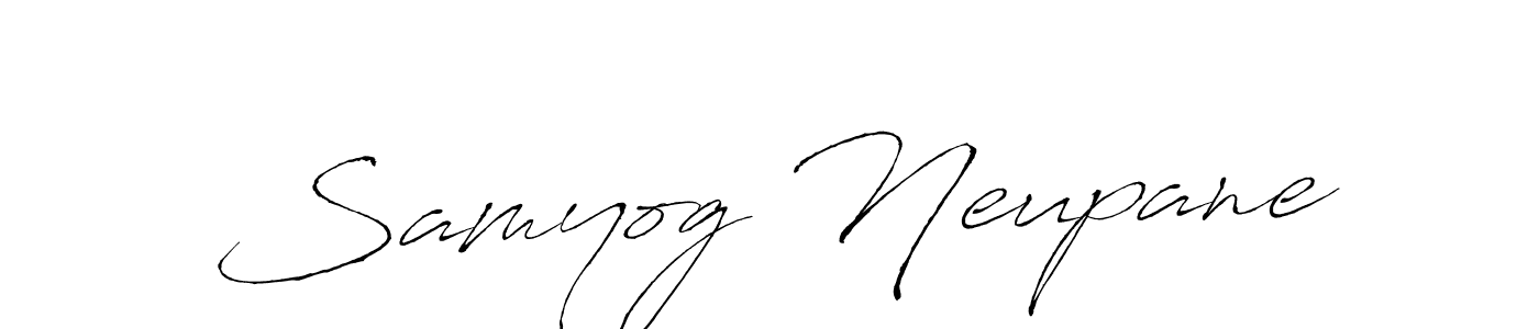 Use a signature maker to create a handwritten signature online. With this signature software, you can design (Antro_Vectra) your own signature for name Samyog Neupane. Samyog Neupane signature style 6 images and pictures png