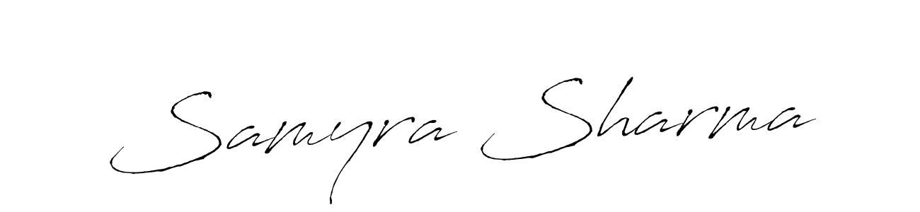 Also You can easily find your signature by using the search form. We will create Samyra Sharma name handwritten signature images for you free of cost using Antro_Vectra sign style. Samyra Sharma signature style 6 images and pictures png