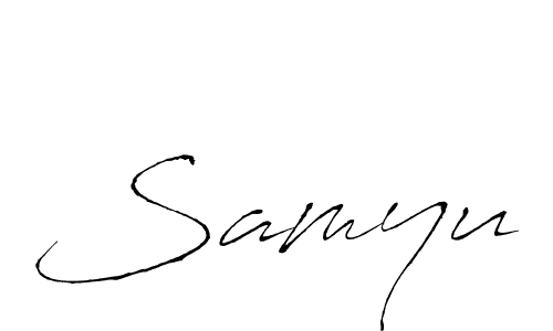 Also You can easily find your signature by using the search form. We will create Samyu name handwritten signature images for you free of cost using Antro_Vectra sign style. Samyu signature style 6 images and pictures png