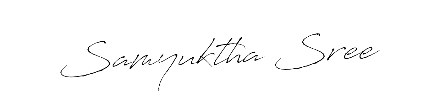 It looks lik you need a new signature style for name Samyuktha Sree. Design unique handwritten (Antro_Vectra) signature with our free signature maker in just a few clicks. Samyuktha Sree signature style 6 images and pictures png