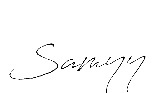 Make a beautiful signature design for name Samyy. Use this online signature maker to create a handwritten signature for free. Samyy signature style 6 images and pictures png