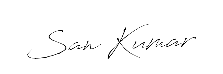 San Kumar stylish signature style. Best Handwritten Sign (Antro_Vectra) for my name. Handwritten Signature Collection Ideas for my name San Kumar. San Kumar signature style 6 images and pictures png