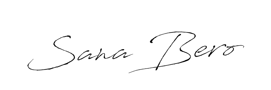 Also we have Sana Bero name is the best signature style. Create professional handwritten signature collection using Antro_Vectra autograph style. Sana Bero signature style 6 images and pictures png